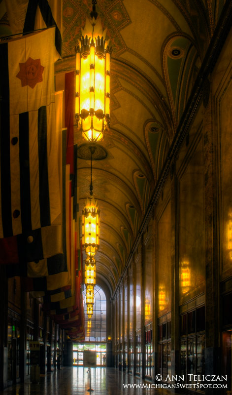 The Fisher Building Lobby, Downtown Detroit